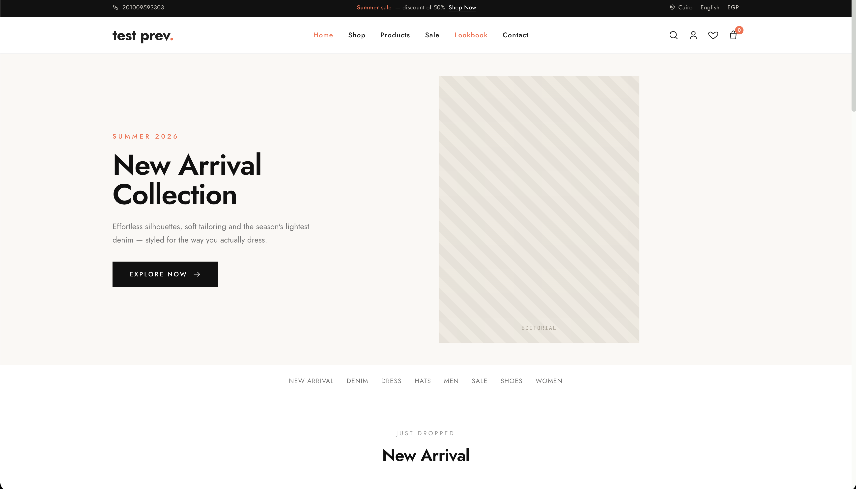 Kalles theme preview